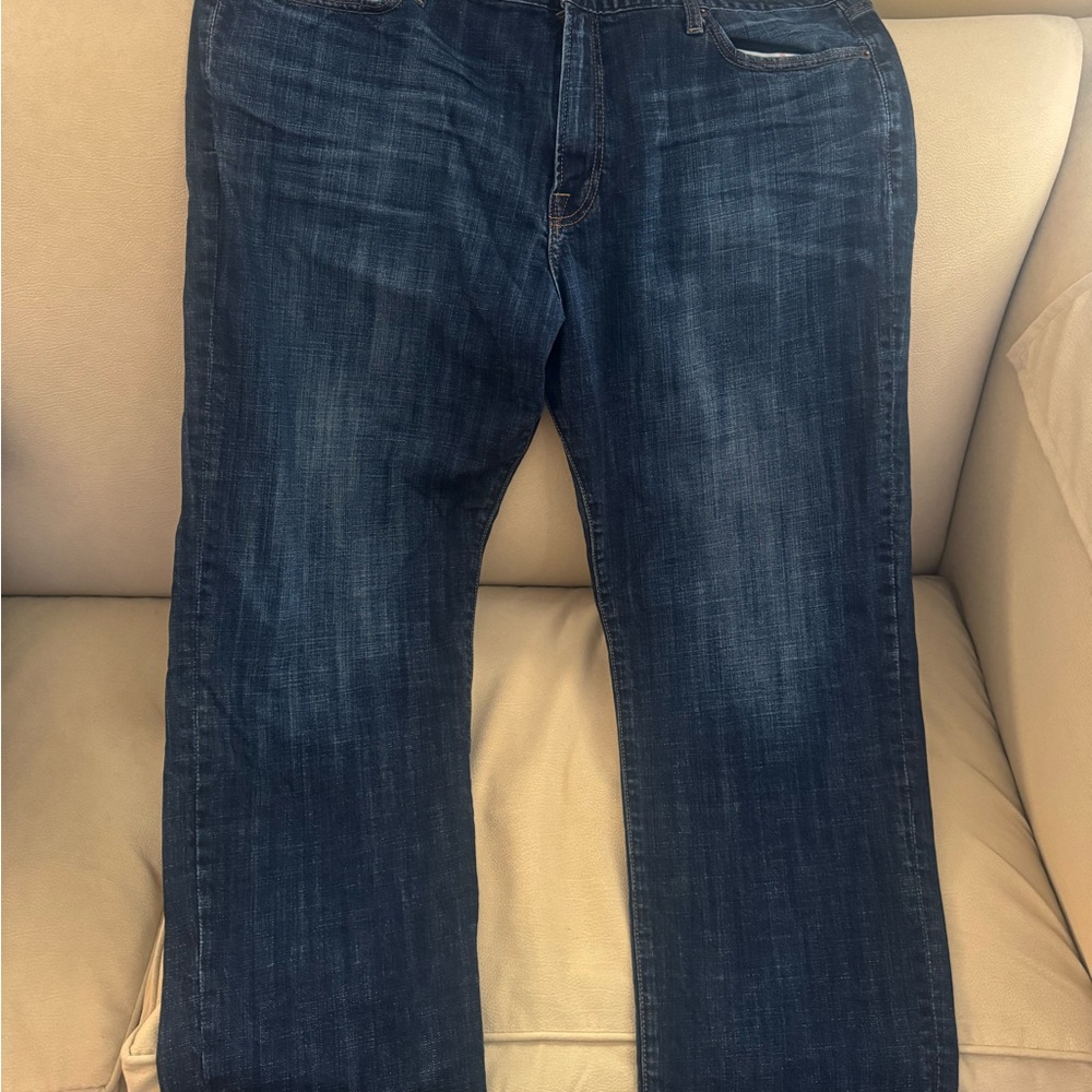 Lucky Brand Men's Dark Blue Straight Jeans
